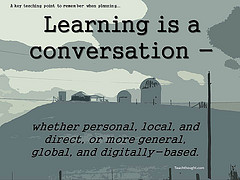 learning is a conversation